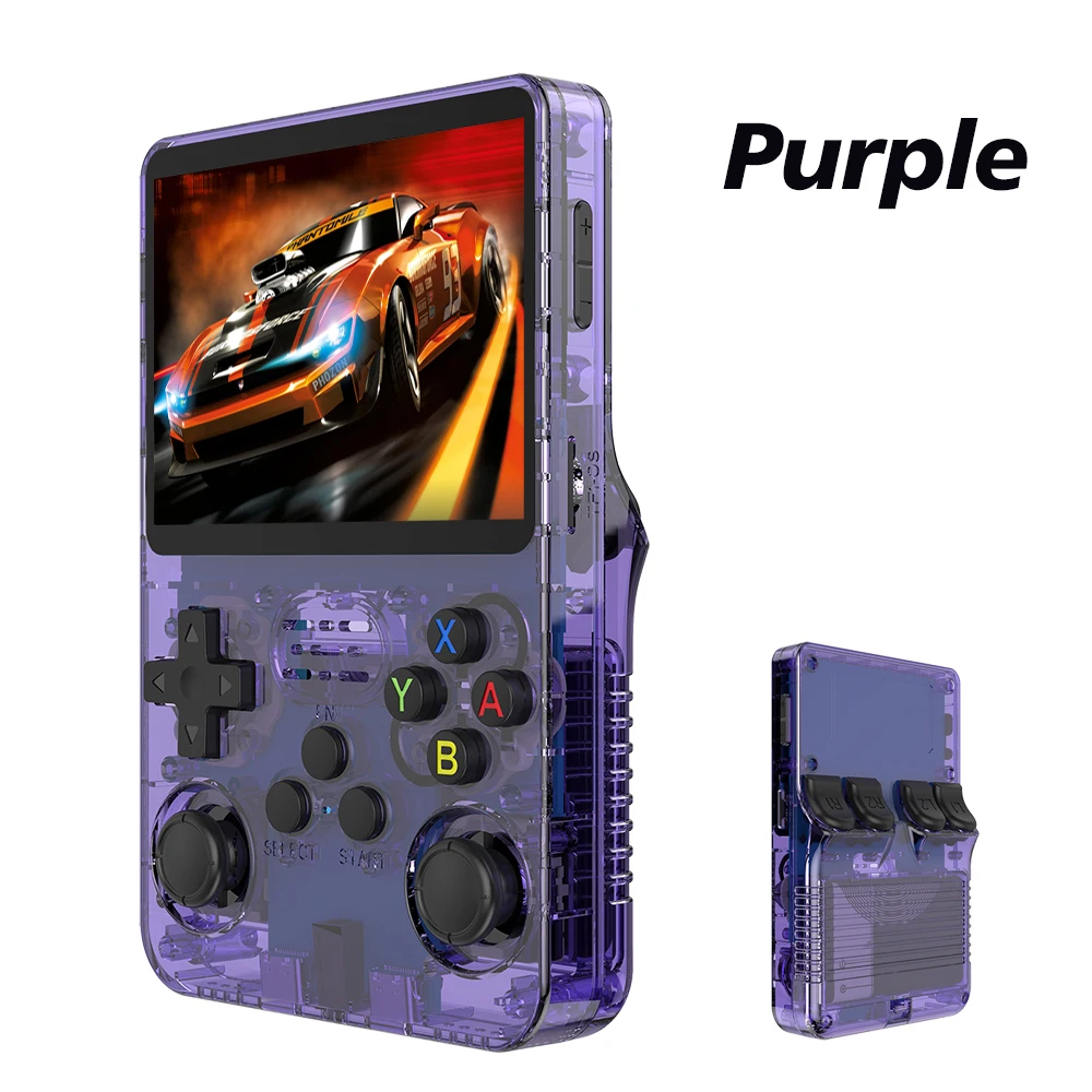 Retro Gaming Laptop - BOYHOM レトロハンドヘルドゲーム機 Linuxシステム 3.5インチIPSスクリーン R35s Pro