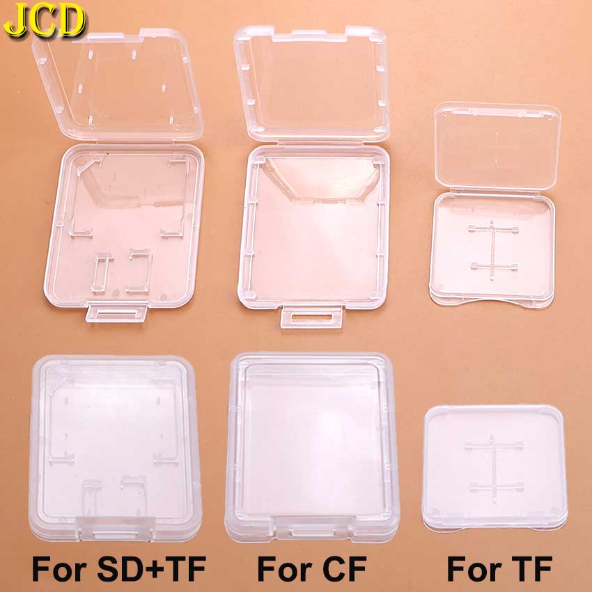 Memory Card Ps1 - 5～20個入り 透明メモリカードケース SD/TF/CFカード収納ボックス 保護ホルダー 透明カバー プラスチック製