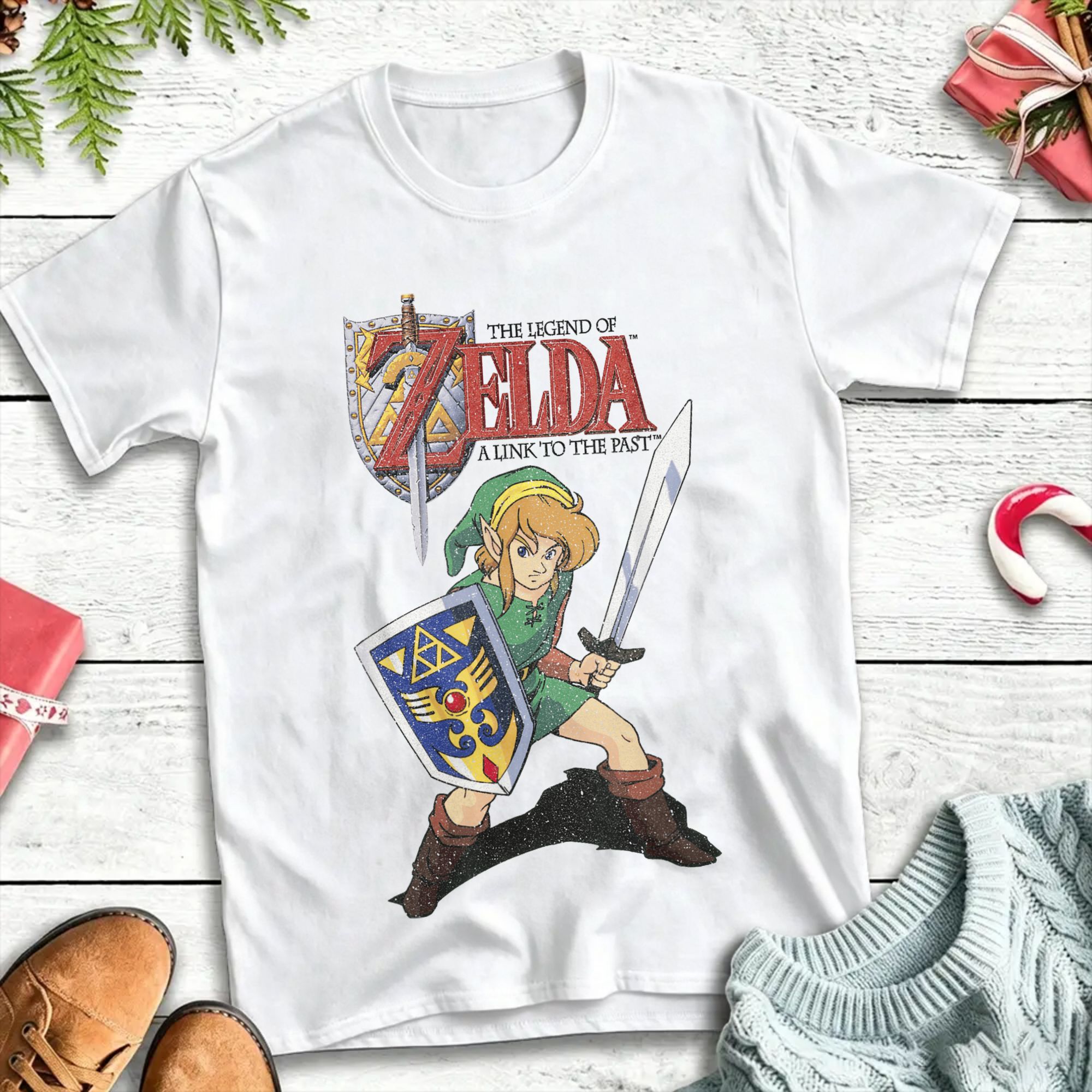 Retro Gaming Zelda - ゼルダの伝説グレー漫画 Tシャツ夏のファッション Tシャツ綿 100 O ネック