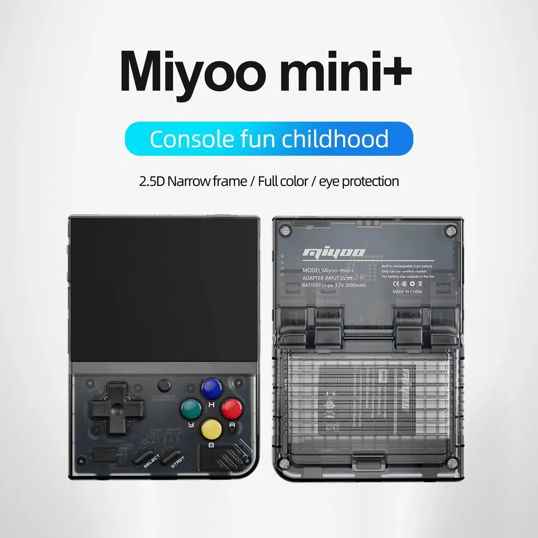 Retro Gaming Laptop - MIYOO ミニプラスポータブルレトロハンドヘルドゲームコンソール V2 ミニ + 3.5
