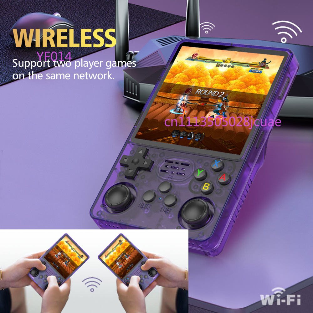 Retro Gaming Portable - R36Plus オープンソース携帯ゲーム機 4インチIPS HDスクリーン デュアルシステム レトロポータブルゲームデバイス