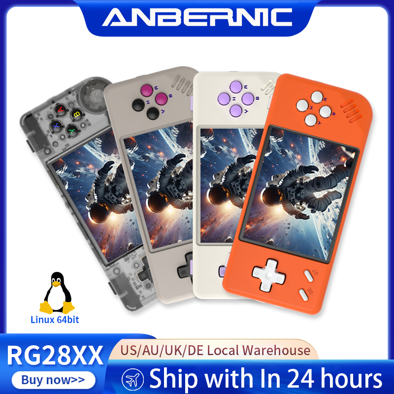 Retro Gaming N64 - ANBERNIC RG28XX レトロハンドヘルドゲーム機 Linux 64ビット 3100mAh
