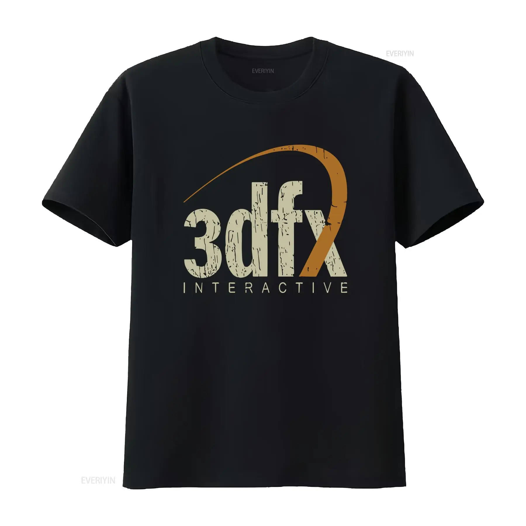 Retro Gaming T Shirt - 1994年ヴィンテージ 3dfx インタラクティブ メンズTシャツ レトロゲーム ヴィンテージウォッシュ加工