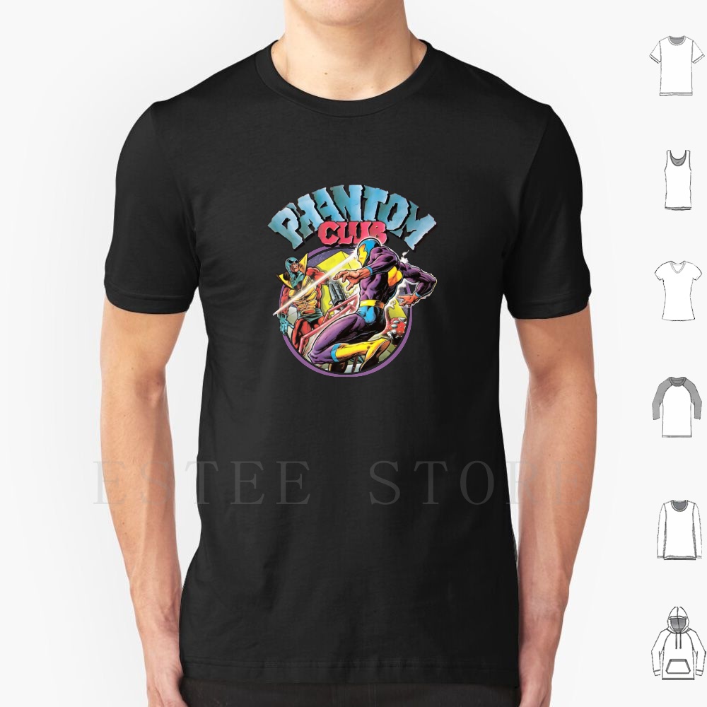 Retro Gaming T Shirt - ファントムクラブバッジ Tシャツ DIY ビッグサイズ 100% コットン