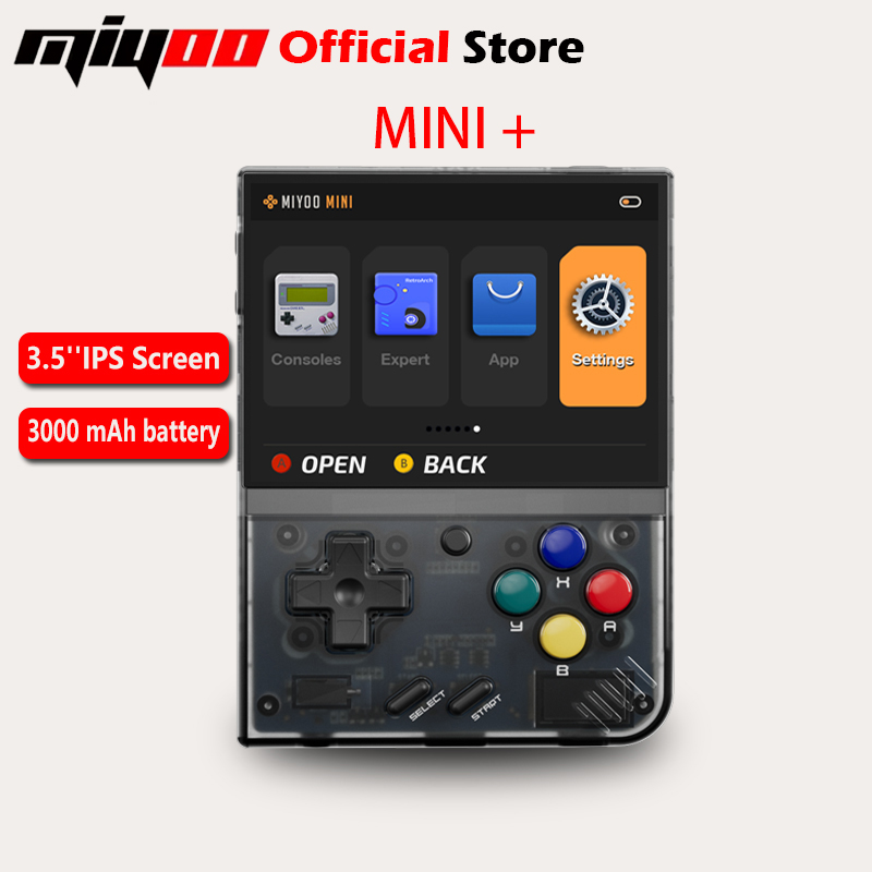 Retro Gaming Portable - MIYOO ミニプラスポータブルレトロハンドヘルドゲームコンソール 3.5 インチ IPS HD