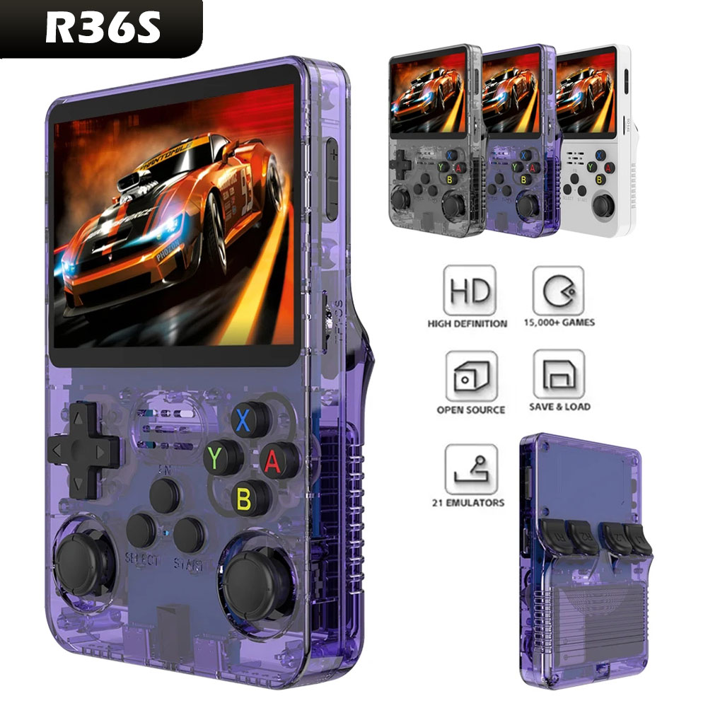 Retro Gaming Years - オープンソースr36sレトロビデオゲームコンソール,Linuxシステム,ポケットビデオプレーヤー,3.5インチipsスクリーン,クラシックゲーム,新コレクション
