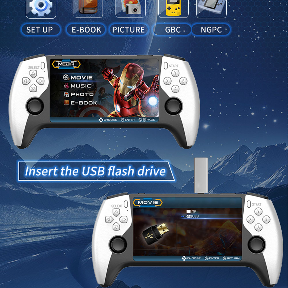 2026年新型SF3500 5インチ携帯ゲーム機 PS1 G - Retro Gaming In 2026 のレビューと価格