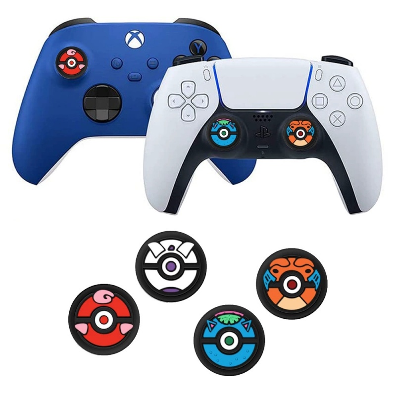 4個/ロット ポケモン ポケモンボール サムスティック グリ - Retro Gaming Xbox One のレビューと価格