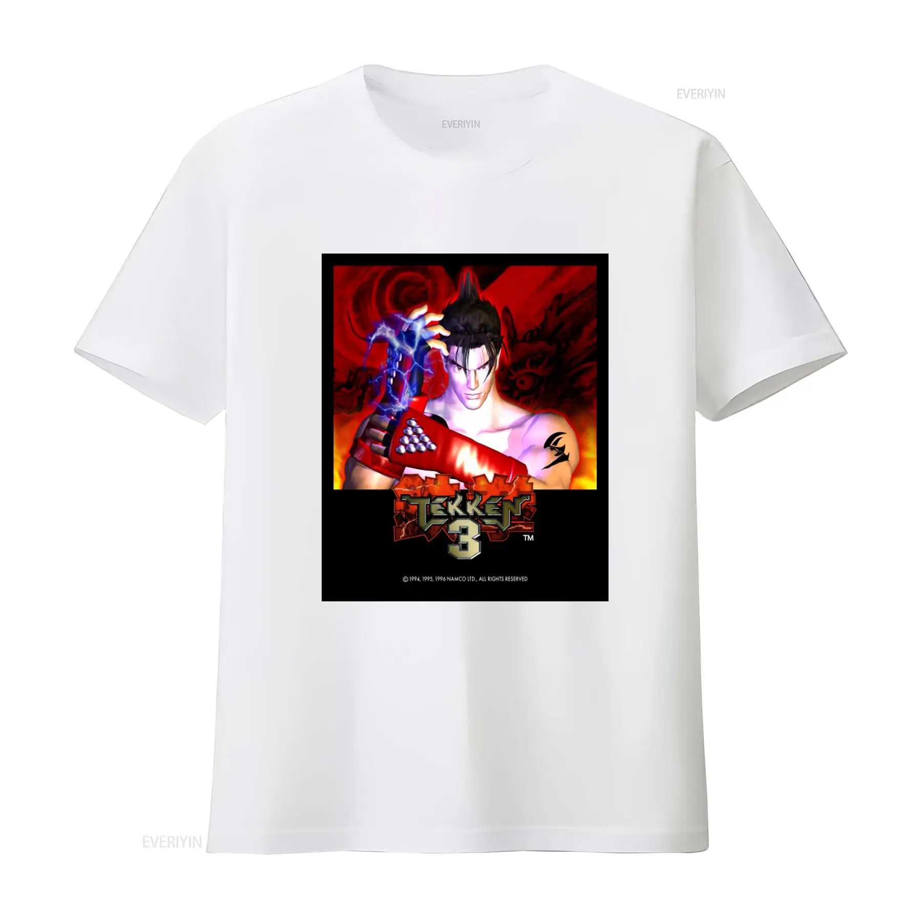 ヴィンテージ 鉄拳 3 格闘ビデオゲームプリント Tシャツ  - Retro Gaming T Shirt のレビューと価格