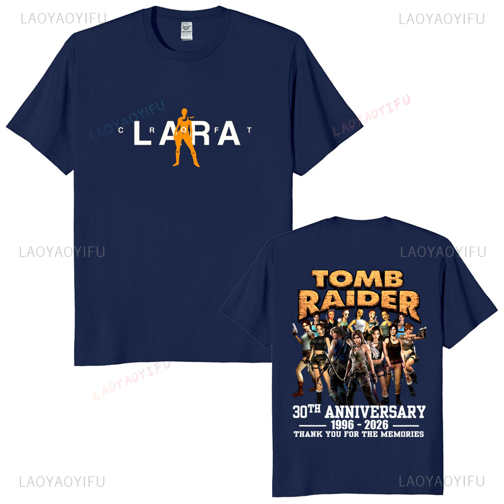 トゥームレイダー 30 周年記念ユニセックスヴィンテージ T - Retro Gaming T Shirt のレビューと価格