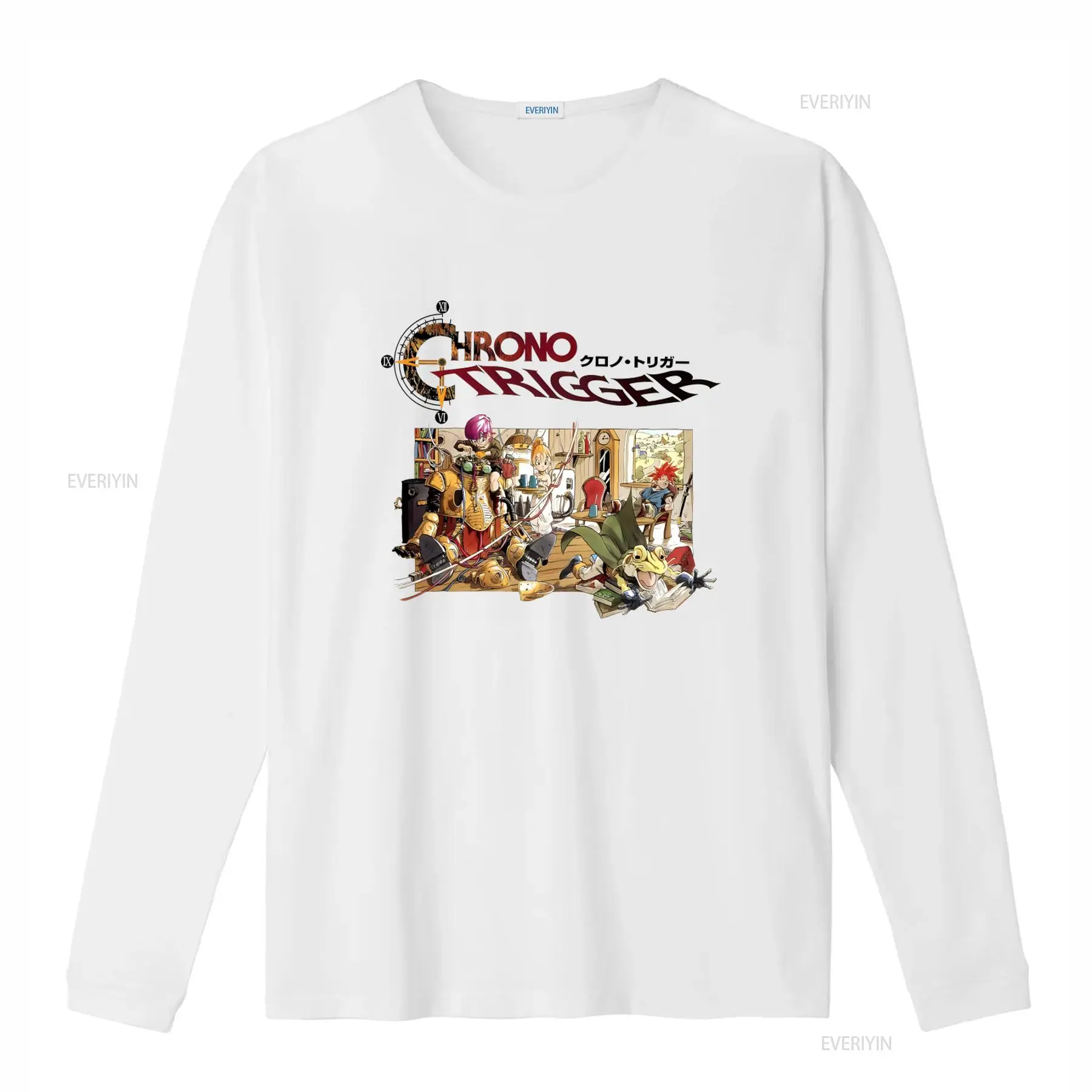 クロノトリガービデオゲームロゴ T シャツサイズ S 5XL - Retro Gaming T Shirt のレビューと価格