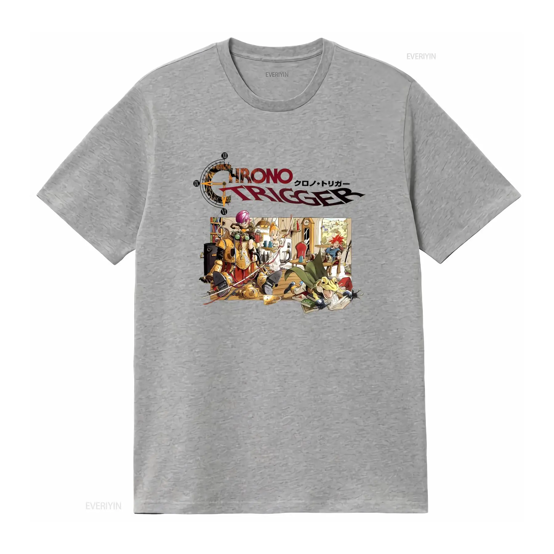 クロノトリガービデオゲームロゴ T シャツサイズ S 5XL - Retro Gaming T Shirt のレビューと価格
