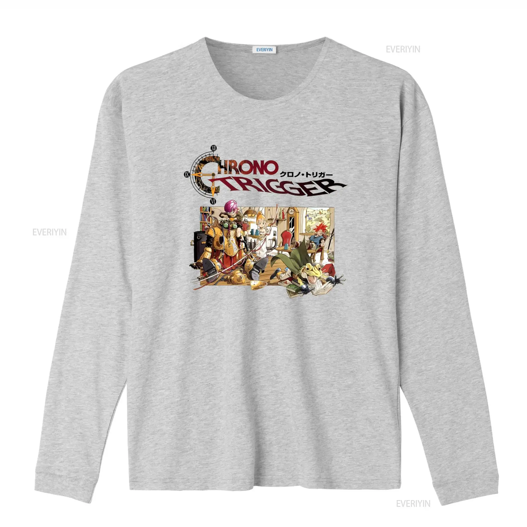 クロノトリガービデオゲームロゴ T シャツサイズ S 5XL - Retro Gaming T Shirt のレビューと価格