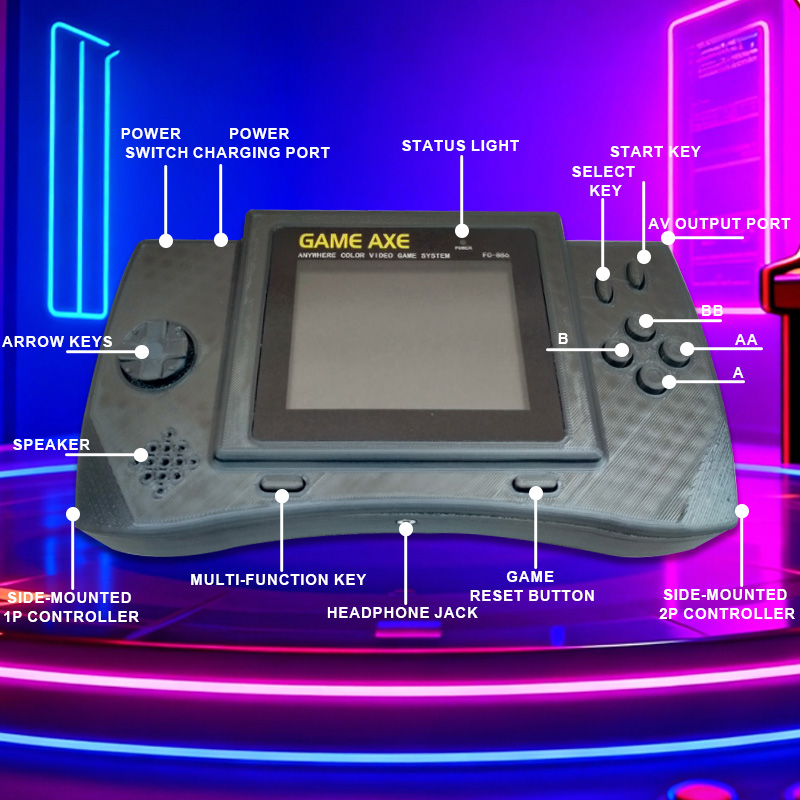 PFT Elite 4インチ ハンドヘルドアーケードコンソー - Retro Gaming Portable のレビューと価格