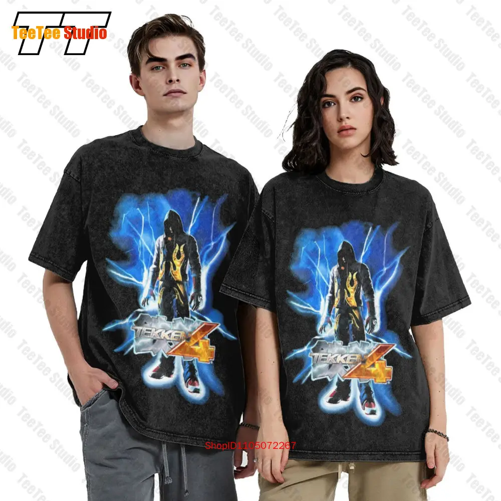 ヴィンテージ 鉄拳 4 ナムコ プロモ アーケード ゲーム  - Retro Gaming T Shirt のレビューと価格