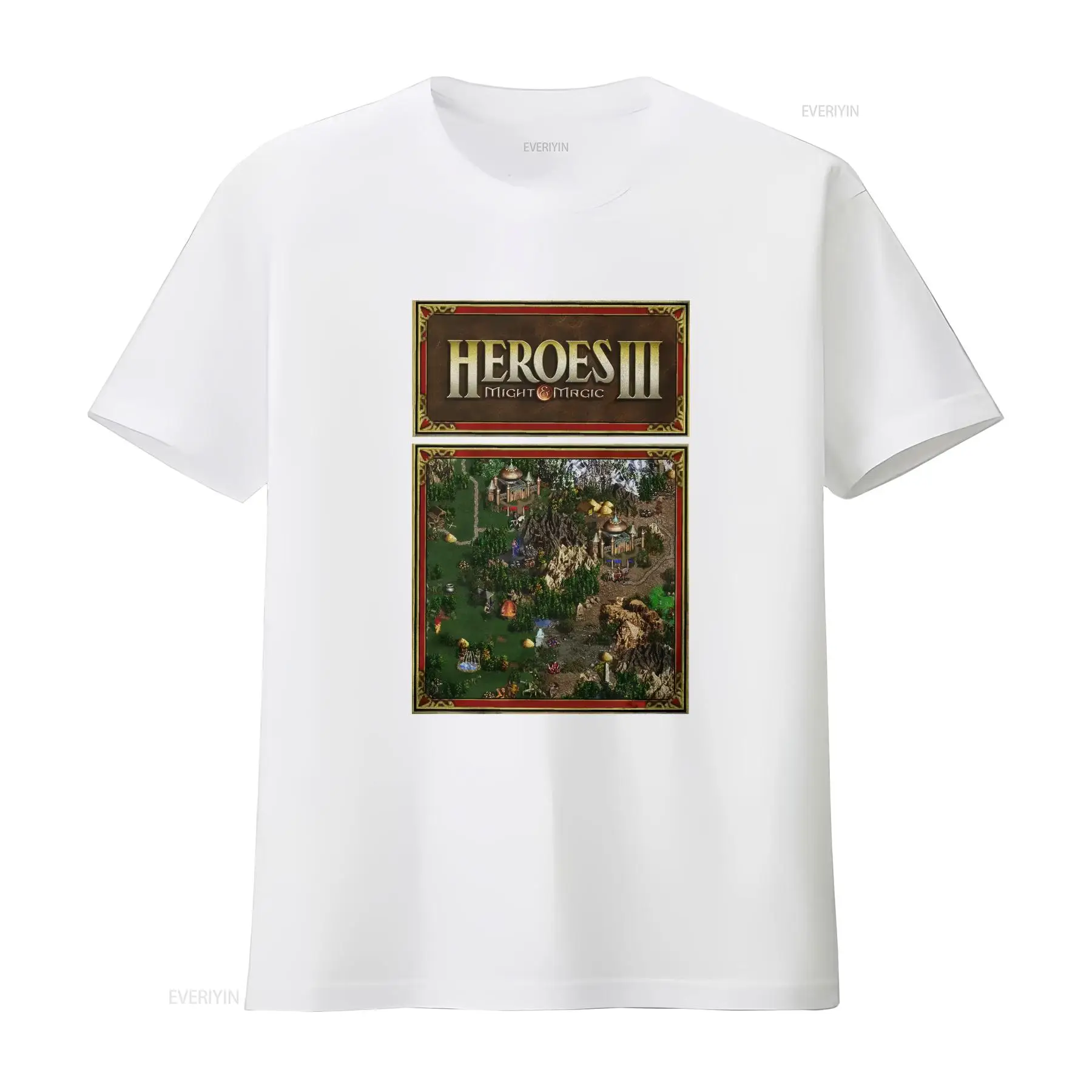 ヒーローズ マップ オブ マイト アンド マジック III  - Retro Gaming T Shirt のレビューと価格