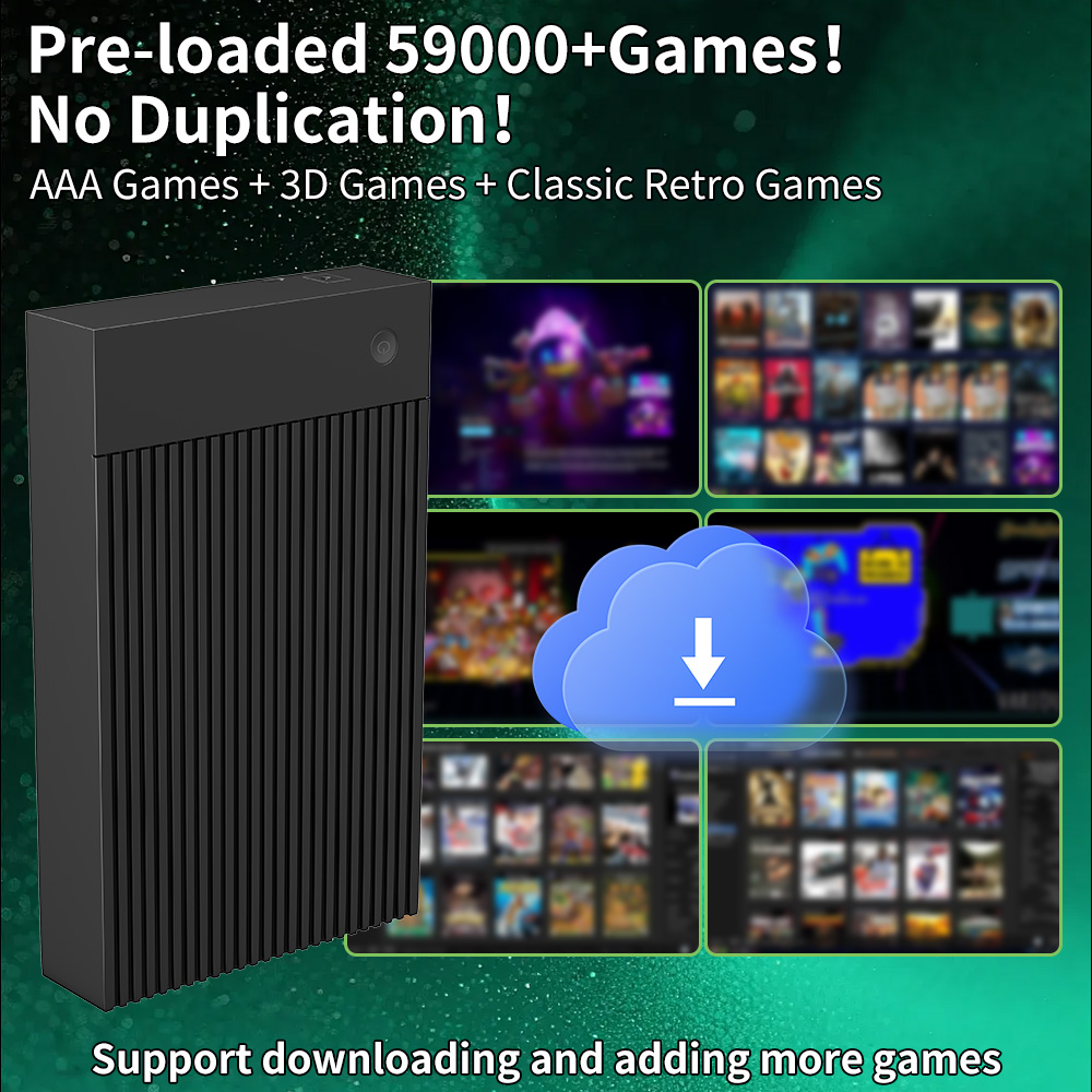 ハイパーベース MIX 4T レトロ HDD 59000+ゲ - Retro Gaming Emulator のレビューと価格
